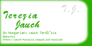 terezia jauch business card
